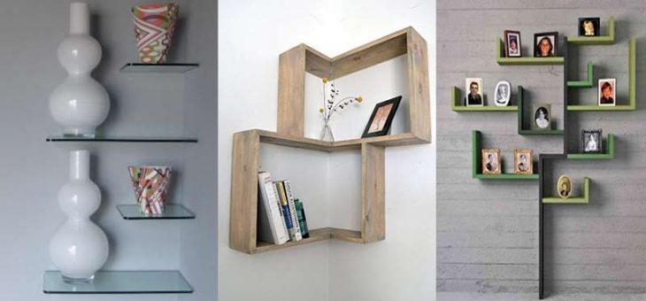 Полки настенные навесные необычные