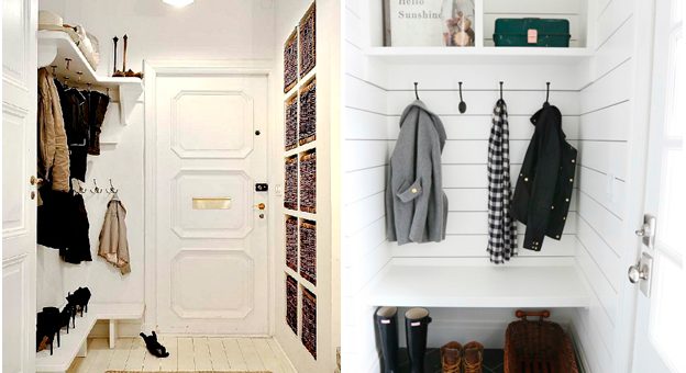 Полки в коридоре фото