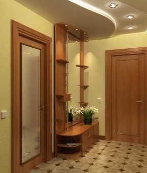 Потолки из гипсокартона фото для прихожей