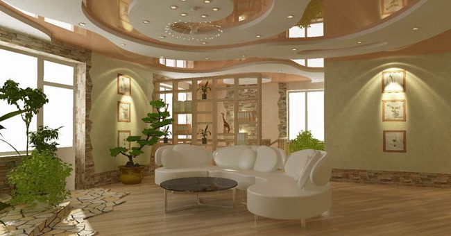 Потолки в зал – Потолки из гипсокартона в зале, а также натяжные потолки, фото вариантов красивого дизайна конструкций в гостиной, какой сделать у себя дома