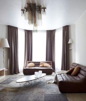 Потолочные шторы фото – потолочный карниз для штор в скрытой нише, какие лучше выбрать и как повесить, виды и примеры в интерьере