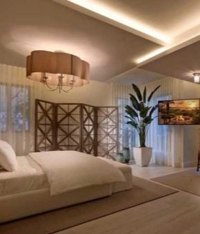 Потолок гипсокартон фото спальня – идеи-2018 дизайна подвесных гипсокартонных конструкций, самые красивые примеры оформления потолочных покрытий из гипсокартона