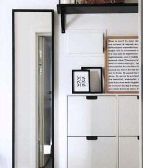 Прихожая в стиле икеа – многообразие мебели от ikea в современном стиле, оригинальный дизайн вариантов с подставкой или корзиной для зонтов