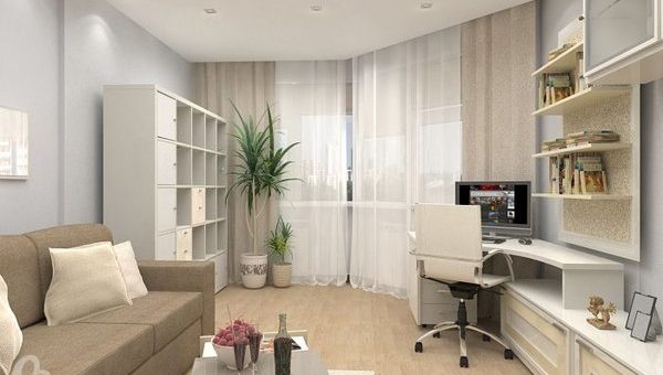 Рабочий стол в гостиной в интерьере – kompyuternyi-stol-v-gostinoi — запись пользователя Екатерина (id765000) в сообществе Дизайн интерьера в категории Интерьерное решение гостиной