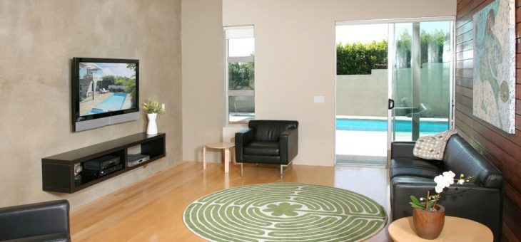 Расположение телевизора в гостиной – оформление акцентной стены, как красиво оформить и на какой высоте от пола вешать ТВ