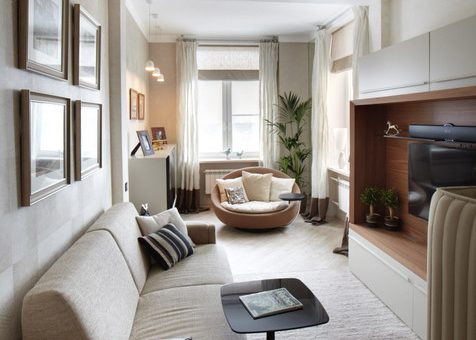 Расстановка мебели в длинной узкой комнате – Узкая комната как проблемное помещение — советы по удобному обустройству