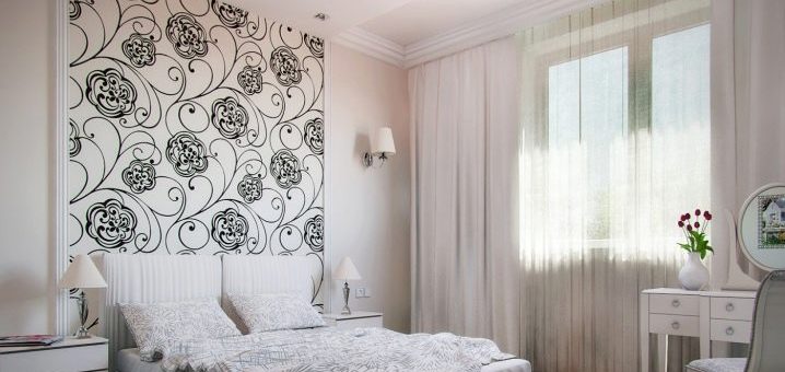 Разные обои в спальне – Дизайн обоев для спальни — 46 фото, примеры комбинированных обоев, для маленьких и больших комнат, цены
