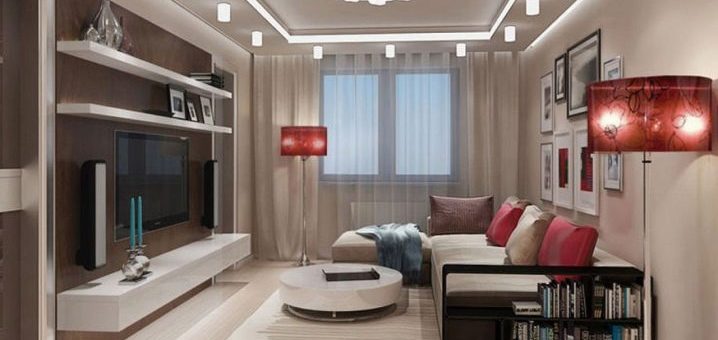 Ремонт гостиной фото в хрущевке – дизайн зала площадью 18 метров, реальные примеры и советы по их воплощению, как обставить маленькую комнату