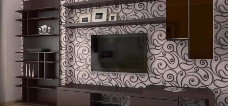 Ремонт в зале фото в квартире обои в хрущевке – дизайн в квартире, интерьер, поклейка на стену в доме, в хрущевке, наклейки скомбинировать, подобрать, видео