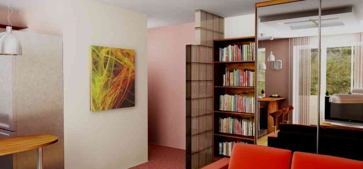 Ремонт хрущевки 1 комната фото 30 кв м – проект однокомнатной квартиры, интерьер комнаты с балконом в угловой «однушке»