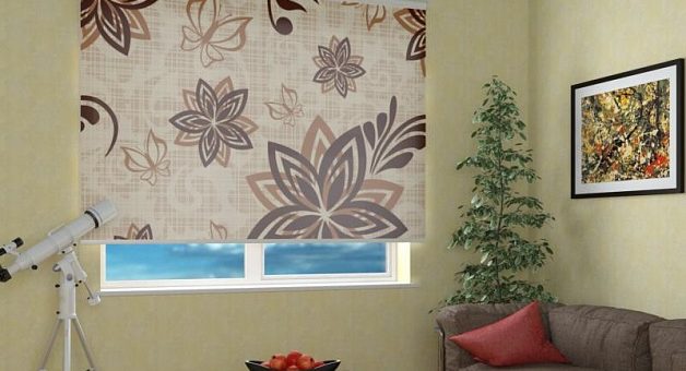 Рулонные шторы с цветами – Кофейные цветы. Рулонные шторы для любой комнаты. Универсальные и удобные крепления. Заказ и доставка по России.