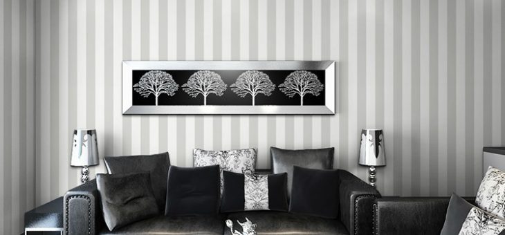 Серо белые обои