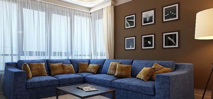 Серо синяя гостиная – Синяя гостиная, дизайн интерьера, в синих тонах, цвете, мебель, стены, пол, фото, видео