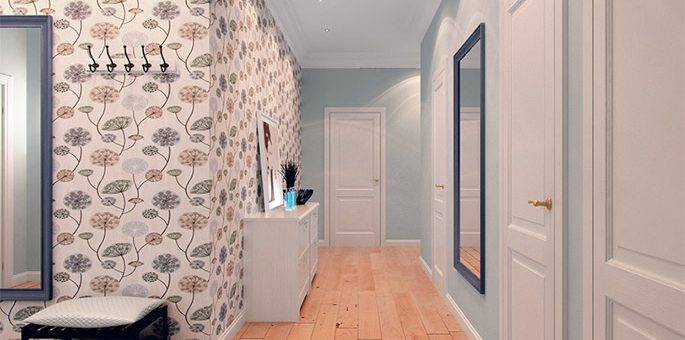 Серые обои в прихожей фото – как правильно выбрать цвет и фактуру, какие изделия, зрительно увеличивающие пространство, подойдут для для узкого коридора в небольшой квартире