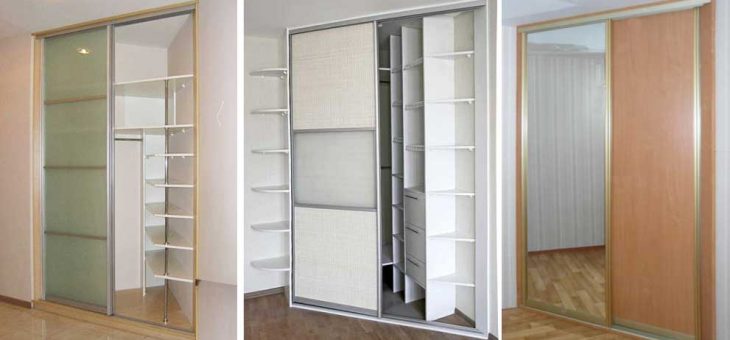 Шкаф купе угловой треугольный