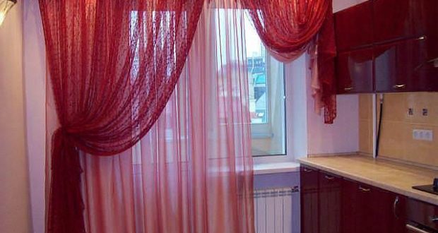 Штора на кухню фото на одну сторону – Штора на кухню фото на одну сторону. Шторы на одну сторону на кухню фото: пошив для кухни, видео