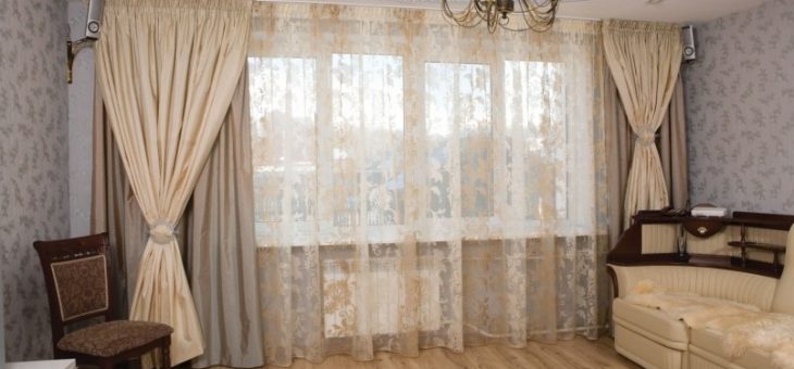 Шторы для спальни тройные – в гостиную и для спальни, комбинированные и двухсторонние, двухслойные варианты для кухни и зала, красивые легкие и тяжелые