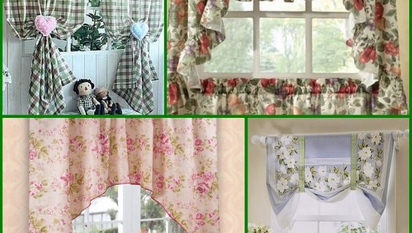 Шторы прованс кухня – Как сшить шторы в стиле прованс для кухни своими руками: видео и фото
