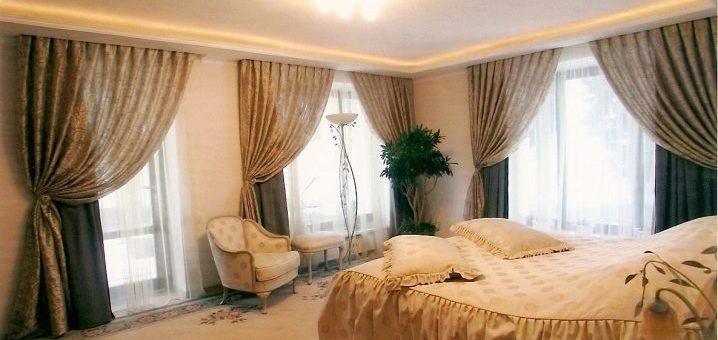 Шторы в спальню фото современные – модели занавесок, идеи дизайна, красивые новинки, плотные модели в комнату венге и белого цвета