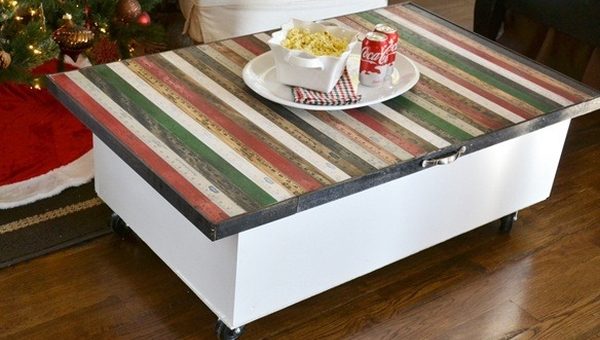 Складной столик журнальный своими руками – Журнальный столик-оттоманка из старого стола своими руками | Идеи журнальных столиков