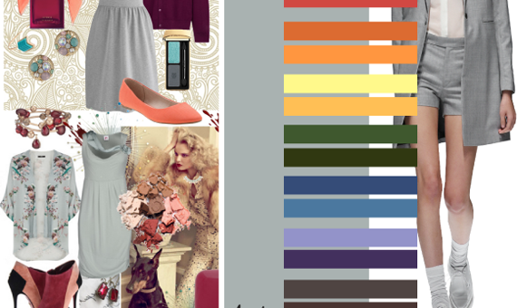 Сочетается серый с – С каким цветом сочетается серый цвет, какой цвет подходит к серому?