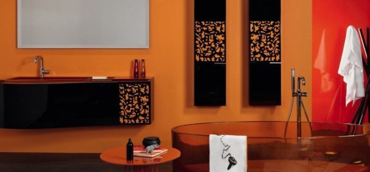 Сочетание цвета оранжевого с другими цветами в интерьере