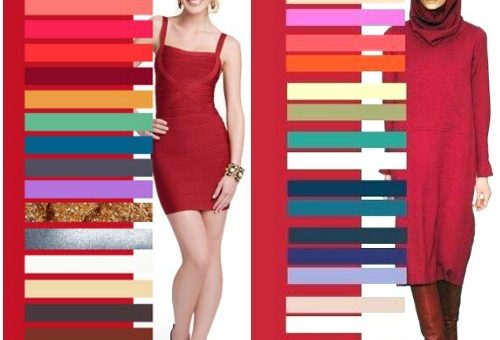 Сочетание кирпичного цвета с другими цветами