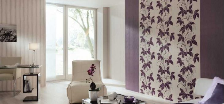 Сочетание обоев в спальне фото – оформление разными комбинациями, сочетание между собой, идеи, варианты как поклеить комнату, видео