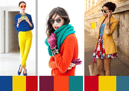 Сочетание ярких цветов – 12 идеальных сочетаний цветов в одежде 🚩 сочетание цветов в цветах 🚩 Разное