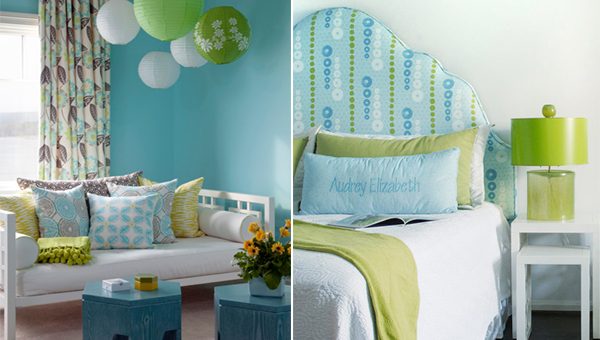 Сочетание зеленого и голубого в интерьере – Сочетание зеленого и белого цвета в интерьере. Сочетание голубого и зеленого в интерьере
