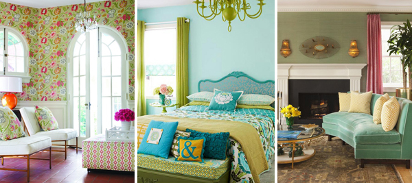 Сочетание зеленого с фиолетовым в интерьере – Цвет сочетающийся с фиолетовым и зеленым. Зеленый цвет в сочетании с сиреневым в интерьере, фото