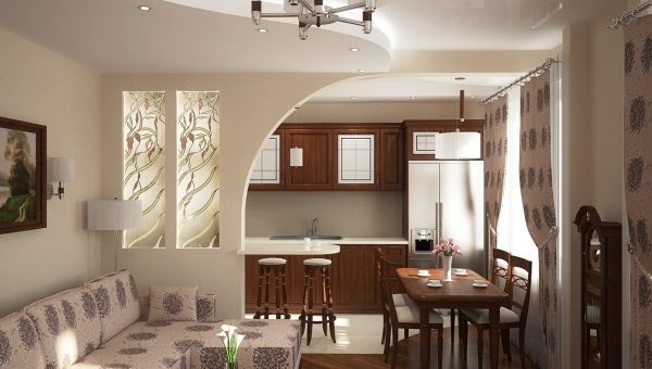 Совмещение кухни и комнаты – Совмещение кухни и комнаты — Только ремонт своими руками в квартире: фото, видео, инструкции