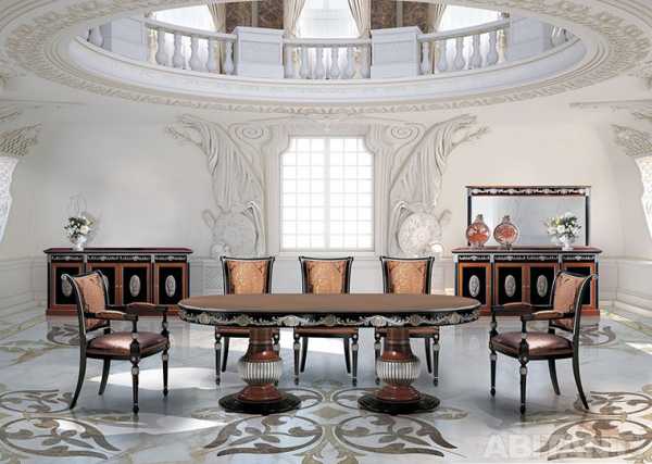 Интерьер столовой в классическом стиле