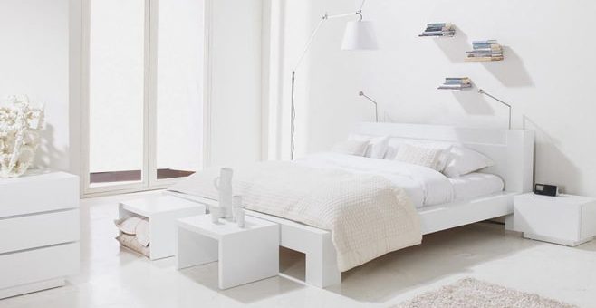 Спальни в белом цвете