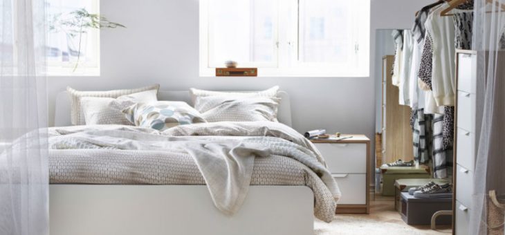 Спальня икеа белая