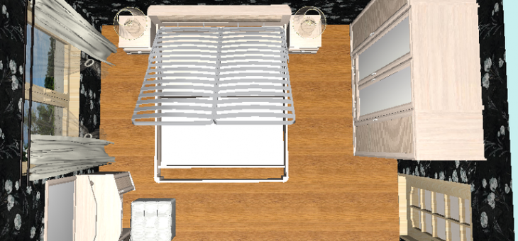 Спальня с телевизором на стене – Как оформить стену в спальне под телевизор — запись пользователя Анастасия (id1250645) в сообществе Дизайн интерьера в категории Интерьерное решение спальни