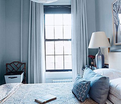 Спальня в голубых тонах – Голубая спальня, интерьер и фото, видео, оформление, стен, кровати, потолка