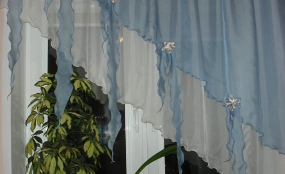 Сшить занавески на кухню своими руками