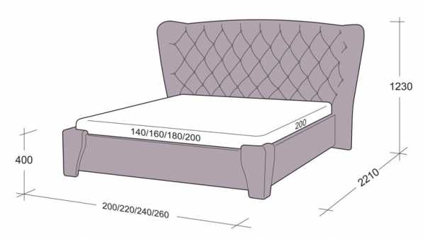 Кровать полуторная размер 120х200