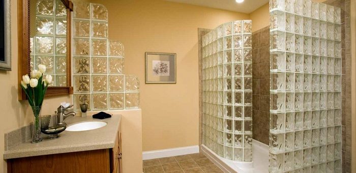 Стеклянные блоки фото в интерьере – Стеклоблоки в интерьере квартиры. Стеклоблоки в интерьере ванной комнаты