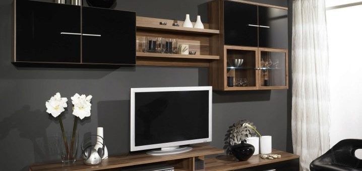 Стенка с телевизором фото – шкаф для ТВ в гостиную и спальню, угловая модель со шкафом и с нишей, небольшие варианты с тумбой и с рабочим местом