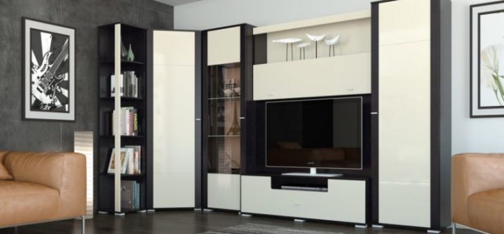 Стенка в гостиную в современном стиле белая – красивые угловые модели в зал, мини-стенки в современном стиле, новинки 2018 и модные тенденции, примеры в интерьере