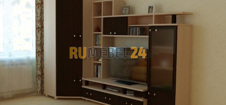 Стенки угловые в гостиную фото