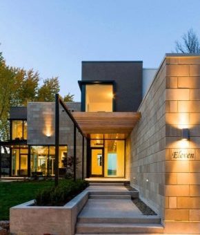 Стиль дома современный – дизайн интерьера коттеджей, одноэтажные загородные особняки, особенности архитектуры, красивые примеры