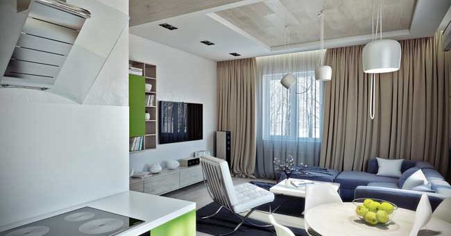 Стильный ремонт квартиры в современном стиле в хрущевке