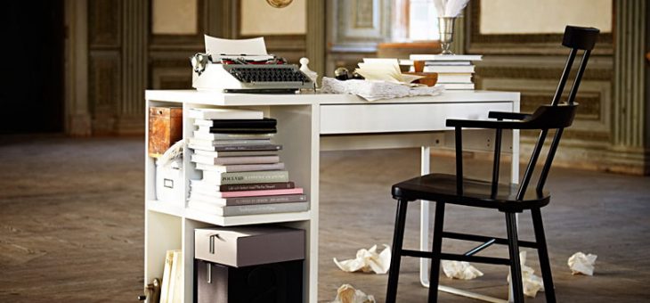 Столы из икеа – белый школьный растущий стол с ящиками, мебель для школьника в интерьере