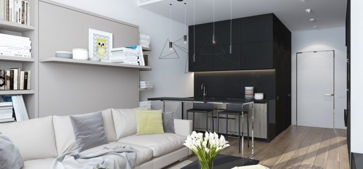 Студия 25 метров – Дизайн интерьера квартиры-студии 25 кв. м: стили, функциональные зоны, зонирования, обстановка функциональных зон, оформление кухни