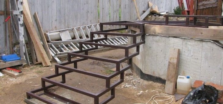 Сварное крыльцо для дома фото