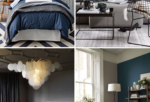 Светло серо голубой цвет – Серый цвет в интерьере гостиной и спальни. Сочетание цветов с серым цветом. Фото