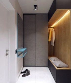 Светлые прихожие для узких коридоров – идеи дизайна мебели для длинного коридора при ремонте в квартире-«хрущевке», модели от ikea и других производителей